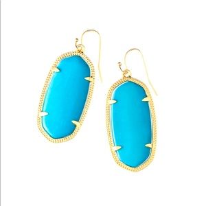 Kendra Scott Elle Drop Earrings Turquoise
